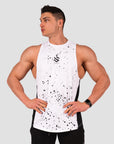 Speckle Boulder Sleeveless - White