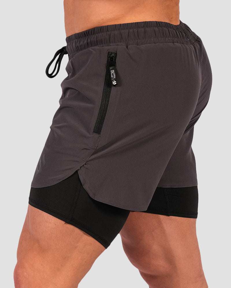 Tech Compression Shorts - Grey