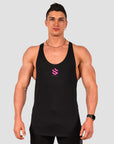 Core Taperback Singlet - Black / Magenta