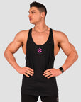 Core Taperback Singlet - Black / Magenta