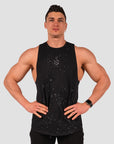 Speckle Boulder Sleeveless - Black