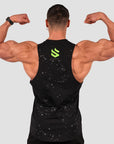 Speckle Boulder Sleeveless - Black / Green