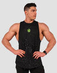 Speckle Boulder Sleeveless - Black / Green