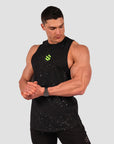 Speckle Boulder Sleeveless - Black / Green