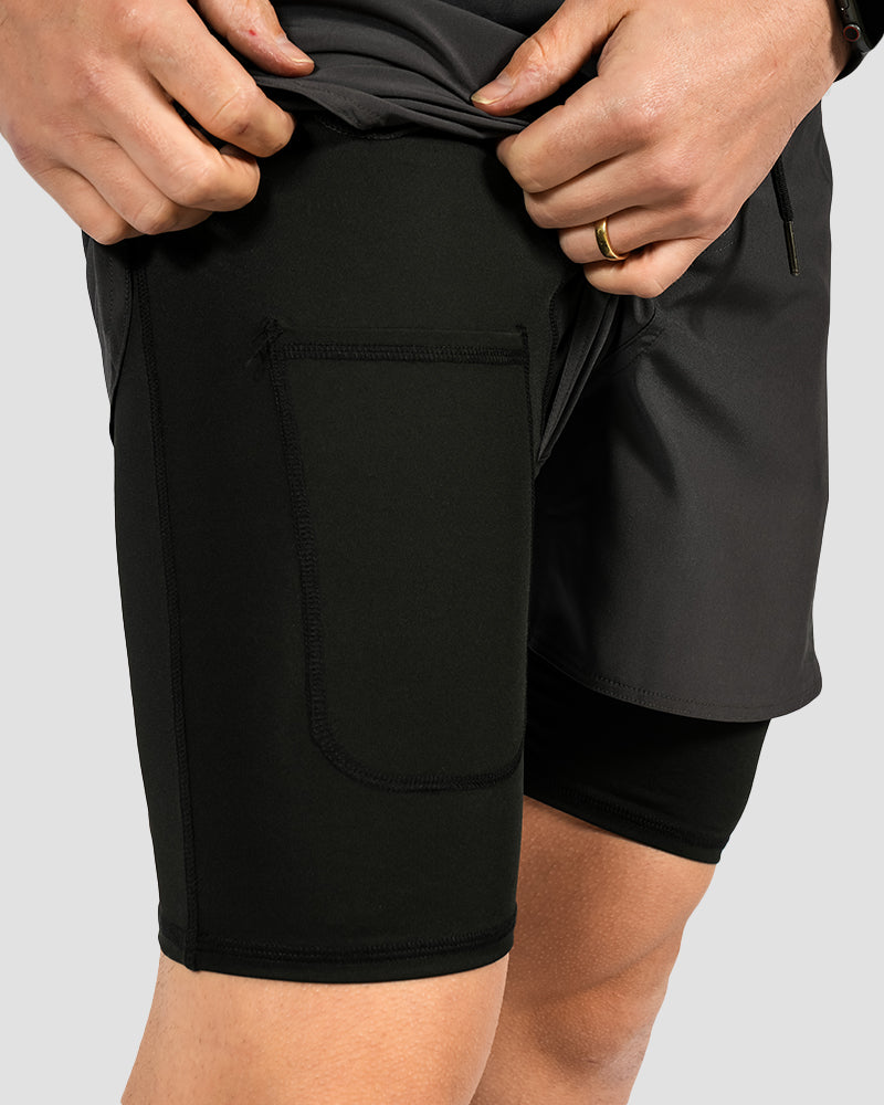 Tech Compression Shorts - Grey