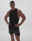 Speckle Boulder Sleeveless - Black