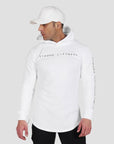 Harlequin Reflective Hoodie- Standout Hoodie - Gym Wear - Comfortable and Durable - White