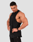 Speckle Boulder Sleeveless - Black