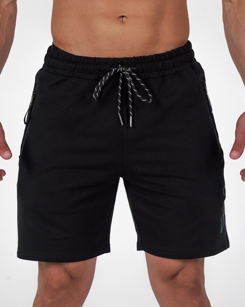Harlequin Mid Shorts - Men's Gym Shorts - Black – Strong Liftwear Australia