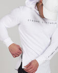 Harlequin Reflective Hoodie- Standout Hoodie - Gym Wear - Comfortable and Durable - White