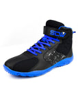 Hurricane High-Top Training Shoes - Black / Blue- Workout Shoes - Comfortable - Durable