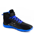 Hurricane High-Top Training Shoes - Black / Blue- Workout Shoes - Comfortable - Durable