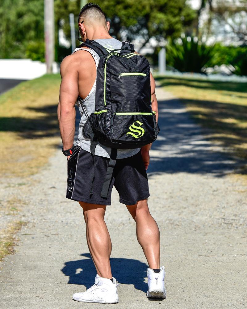 S Lift Gympack Training Bag - Black / Hyper Accessories Strong Liftwear 