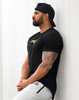 Strong Tee v2- Lightweight- Flexible and Stretchy - Black