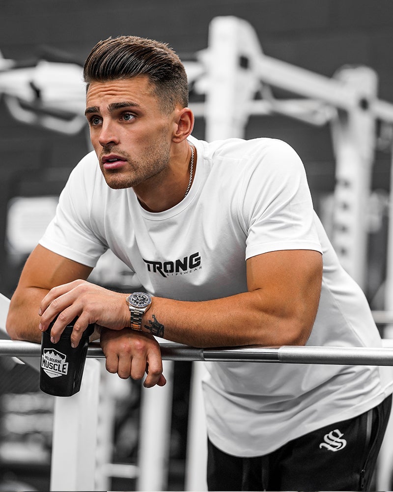 Strong Tee v2- Lightweight, flexible and stretchy - White
