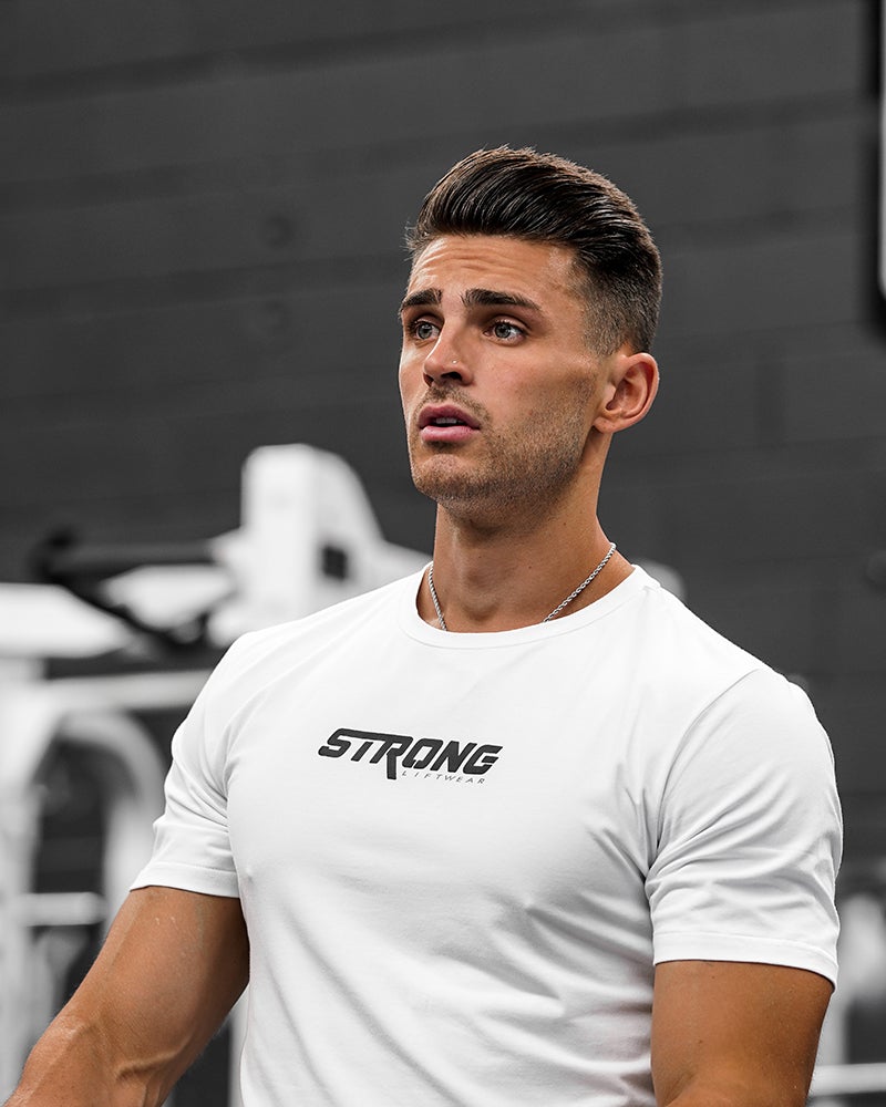 Strong Tee v2- Lightweight, flexible and stretchy - White