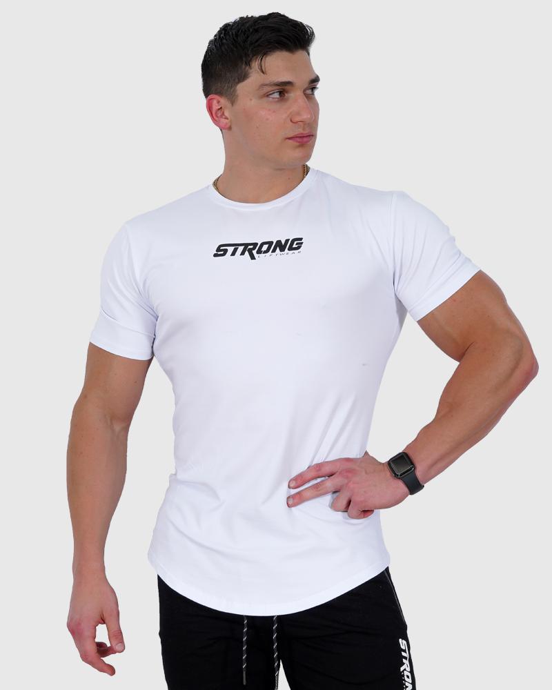 Strong Tee v2- Lightweight, flexible and stretchy - White