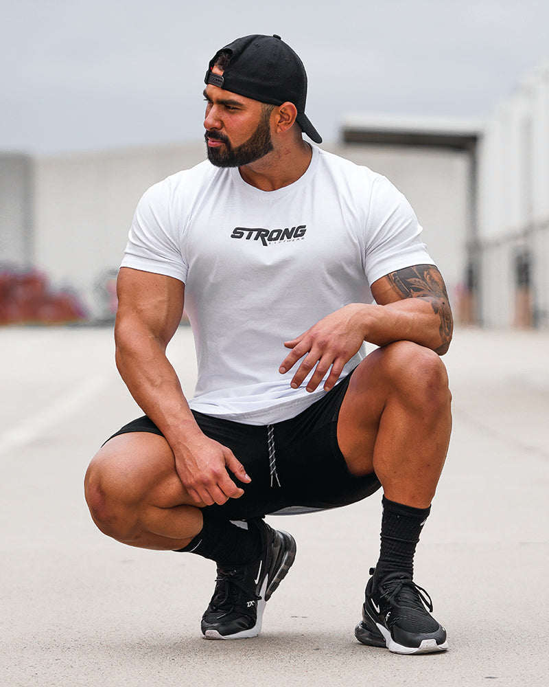 Strong Tee v2- Lightweight, flexible and stretchy - White