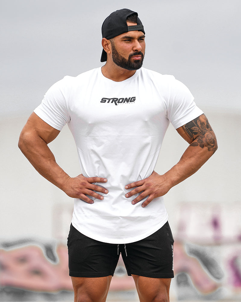 Strong Tee v2- Lightweight, flexible and stretchy - White